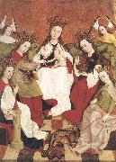 unknow artist Marriage of Saint Catherine oil painting on canvas